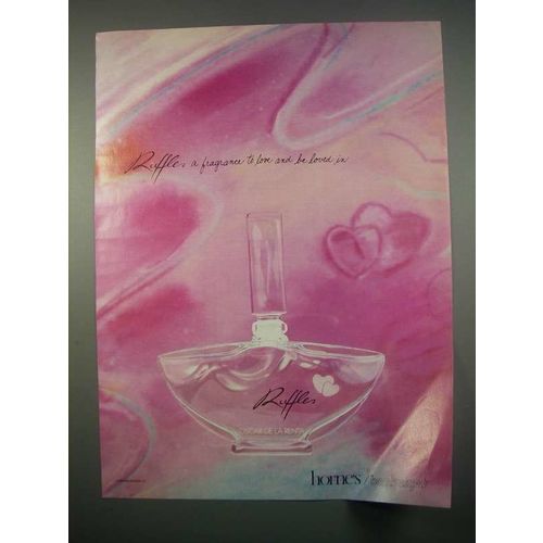 1984 Oscar de La Renta Ruffles Perfume Ad