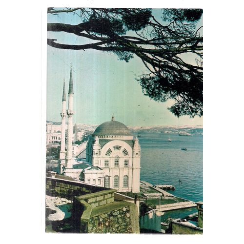 DOLMABAHCE MOSQUE, ISTANBUL, TURKEY unused vintage postcard =