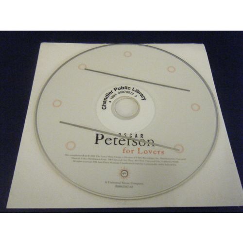Oscar Peterson for Lovers by Oscar Peterson (CD, 2004) - Disc Only!!!