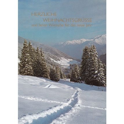 Christmas Greetings Card Germany Postcard used VGC