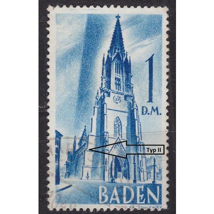 GERMANY Alliiert Franz. Zone [Baden] MiNr 0027 y II ( O/used )
