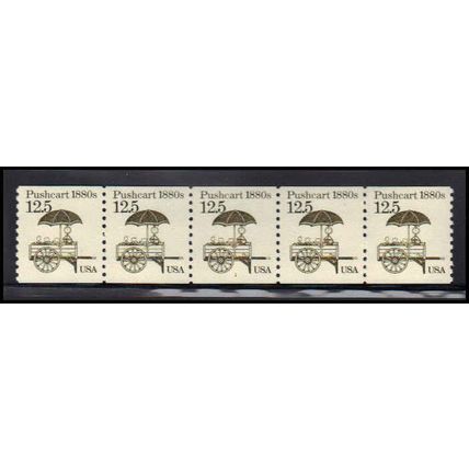 2133 12.5c Pushcart Fine MNH Dry Gum PNC 1/5 X2254