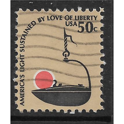 USA 1979 50c IRON BETTY LAMP SG 1592 FINE USED#