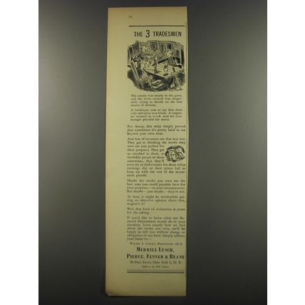 1956 Merrill Lynch Ad - The 3 Tradesmen