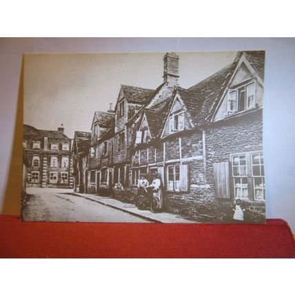 c. 1890, EAST STREET, LACOCK, WILTSHIRE. unused postcard #