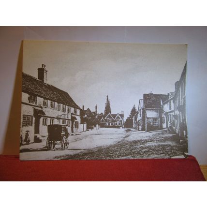 c. 1900, WEST STREET, LACOCK, WILTSHIRE. unused postcard #