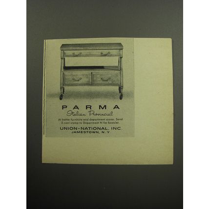 1957 Union-National Parma Furniture Advertisement