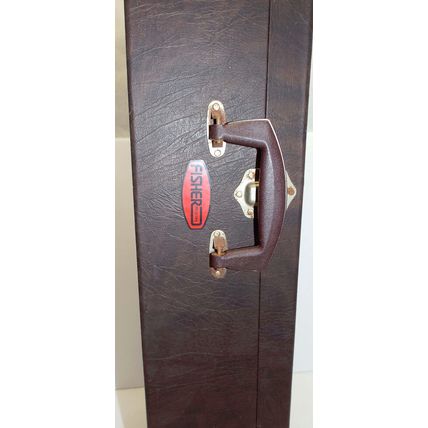 Vintage Antique FISHER M-Scope Metal Detector Case Works Good Original Patina