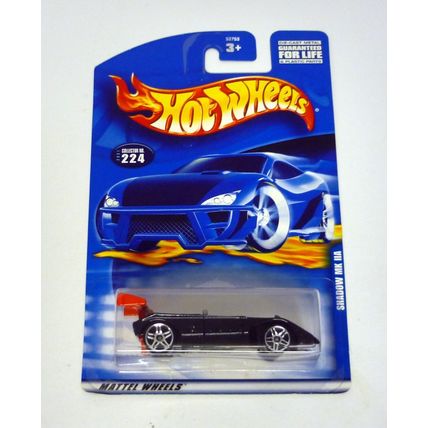 Hot Wheels Shadow MK IIA #224 Black Die-Cast Car 2001