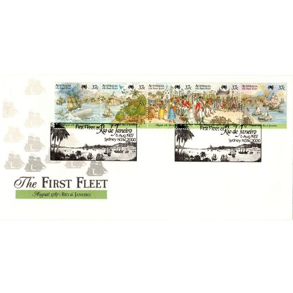 Australia 1987 First Fleet at Rio de Janeiro, First Day Cover