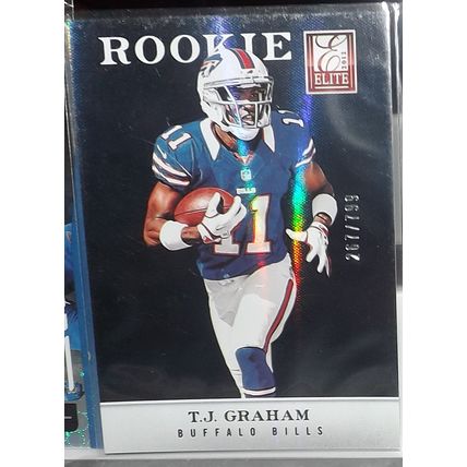 2012 Panini Elite T.J. GRAHAM (Ravens) Rookie Card #54 267/799