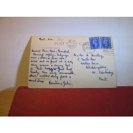 multiview, WESTON-SUPER-MARE, SOMERSET used postcard by M & L 1952 pm =