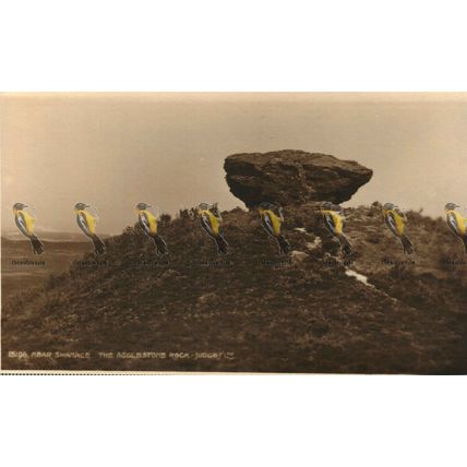 Near Swanage, Agglestone Rock, Dorset, 15198 Judges Postcard, 1930s