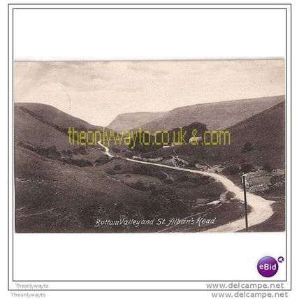 BOTTOM VALLEY AND ST ALBAN'S HEAD, DORSET, ENGLAND , 1906, Postcard