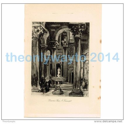 PISA, DUOMO N TRANSCEPT, ITALY, BOOK ILLUSTRATION/PRINT, 1904