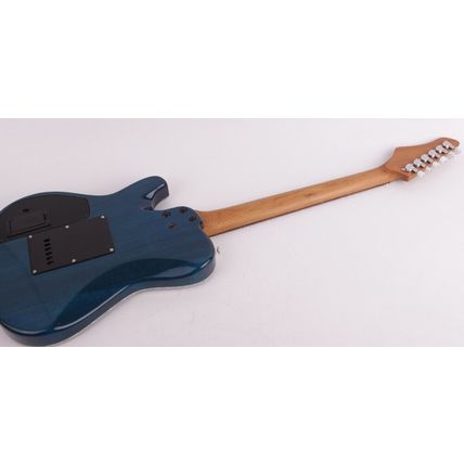 Silent Travel Electric Guitar Portable Built in Effect Flame Maple Top