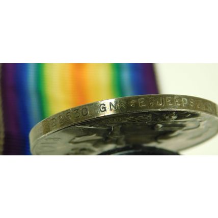 WW1 WWII World War I & II Mons Star Medal Group Of Five E. Jeeps RGA 22530