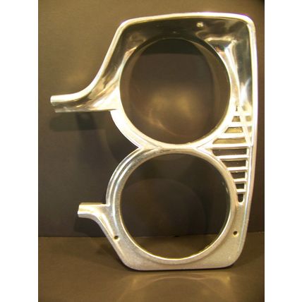 1966 PLYMOUTH FURY LH HEADLIGHT BEZEL NICE OEM SPORT FURY I II III