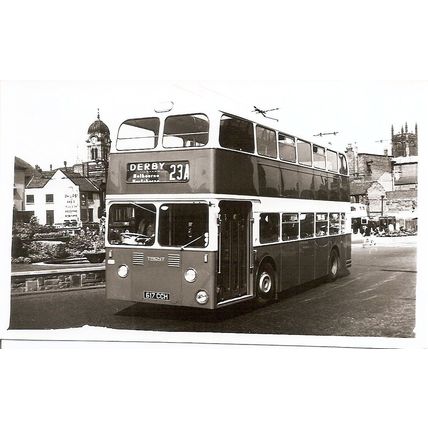 Black & White Photograph of Trent Motor Traction Co. Ltd. - 617 CCH