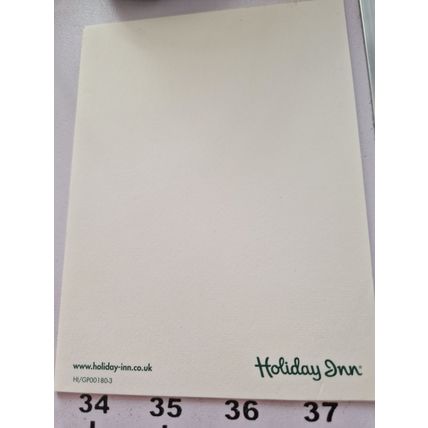 Holiday inn Hotels Pad with website