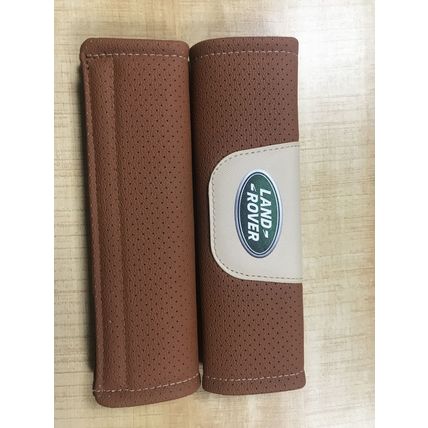 Pad Fit For Land rover Car 2Pcs Brown High Quality Car Seat Belt Shoulder Cover
