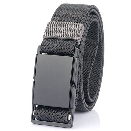 Metal buckle versatile casual denim fashion unisex outdoor waist belt