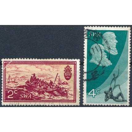 10th Anniv of SA Republic - South West Africa 1971 - F H - SG 232/3