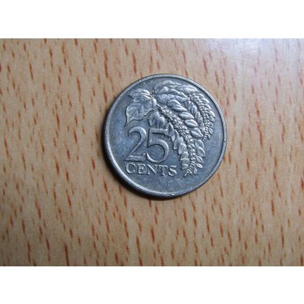 Trinidad & Tobago 2000 25 Cents Coin