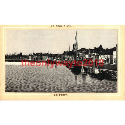 Le Pouliguen, Le Porte, France, Thin Postcard Like