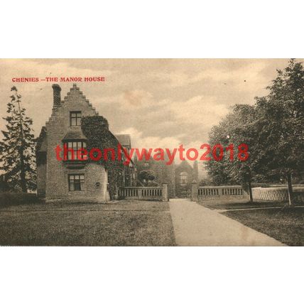 Chenies, Manor House, Bucks, Rare Postcard 1906