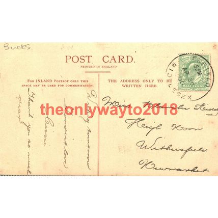 Chenies, Manor House, Bucks, Rare Postcard 1906