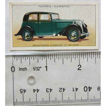 1936 Players Motor Cars No. 5 Armstrong-Siddeley T7 Saloon