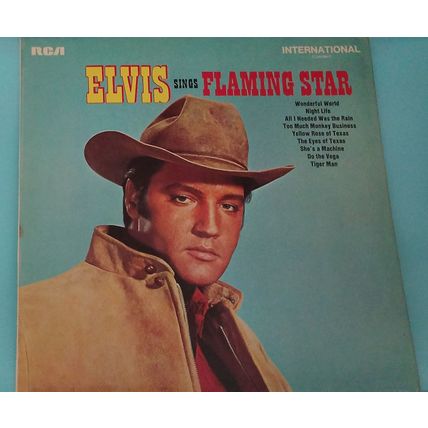 Elvis Presley - Elvis sings Flaming Star 9 track vinyl LP record INTS1012