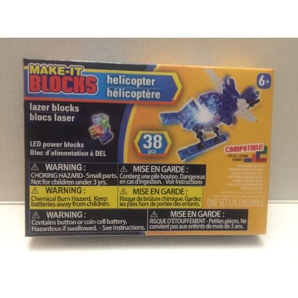 NEW Make It Blocks Lazer Blocks Sets - 103 pieces