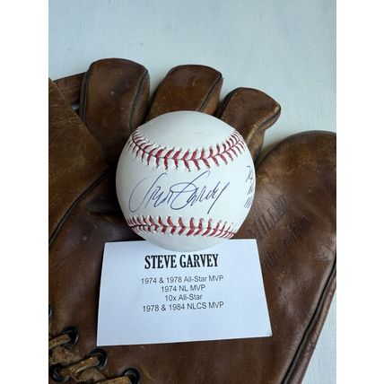 Steve Garvey Signed Autographed "74 NL MVP" Official (OML) Baseball: TriStar