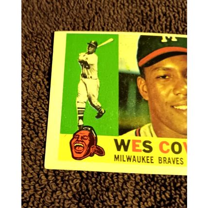 1960 Topps # 158 Wes Covington Milwaukee Braves 5.0 EX Or Better No Creases
