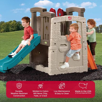 Step2 Woodland Climber II Kids Playset, Ages 2 –6 Years Old, Toddler Slide and C