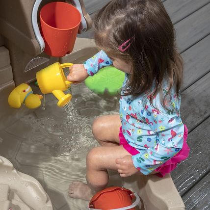 Step 2 Pump & Splash Discovery Pond Water Table, Kids Water Sensory Activity Poo