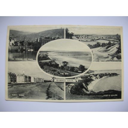 Isle of Man – Ramsey. Harbour, North Shore, Pier, Port-E-Vullen. (Salmon Series)