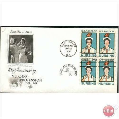 USA FDC 1961 - SG 1189 - 100th Anniv Of Nursing Profession 2