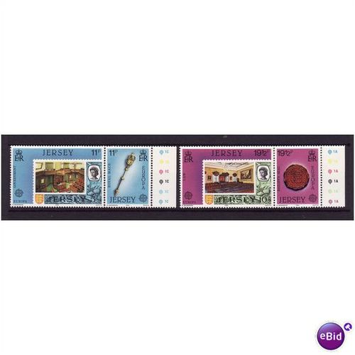 JERSEY 1983 EUROPA SET 4 VALS U/M MINT