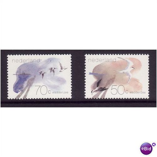 NETHERLANDS 1982 BIRDS SG 1403/1404 SET 2 VALS U/M MINT