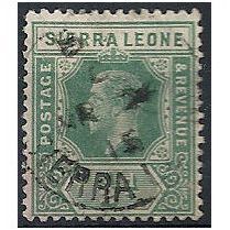 Sierra Leone 1912 SG112 1/2d Blue-Green Fine Used ..