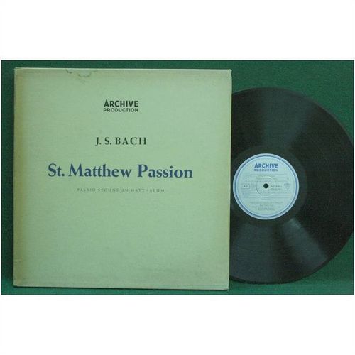 Richter/Haefliger/Engen - Bach: St. Matthew Passion - ARC 3125/28 - 1959 4LP-NM