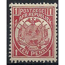 Transvaal 1885 SG176 1d Carmine Mounted Mint .. ..