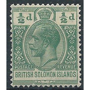 Solomon Islands 1922 SG39 1/2d Green Mounted Mint . ..