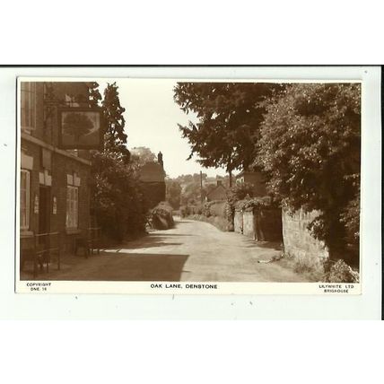 Staffordshire DENSTONE Oak Lane Postcard (Lilywhite DNE.18)