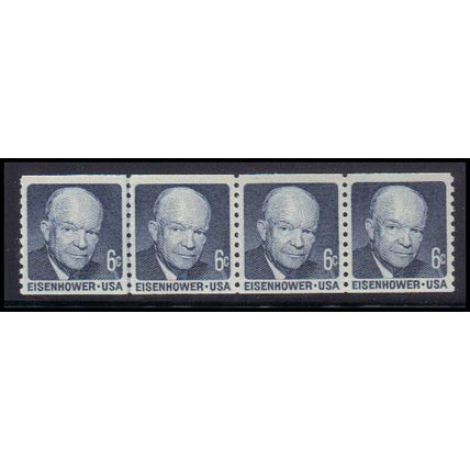 1401 6c Dwight Eisenhower Fine MNH CLP+2 KA9065