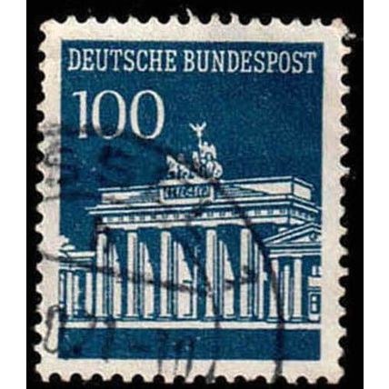 Germany 1966 Bundespost Buildings 100Pfg Used Stamp