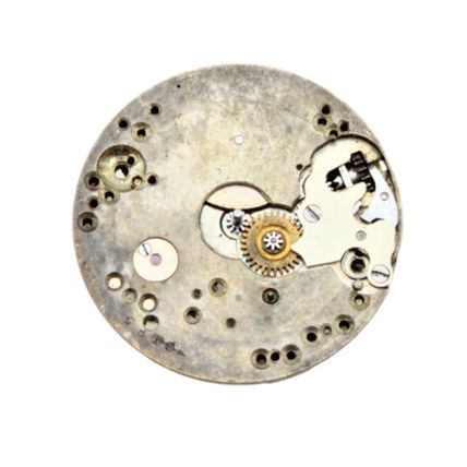 FHF 10.5"' = 23.6 mm 2 ADJ Rare Swiss 15 Jewels Helbros Watch Movement